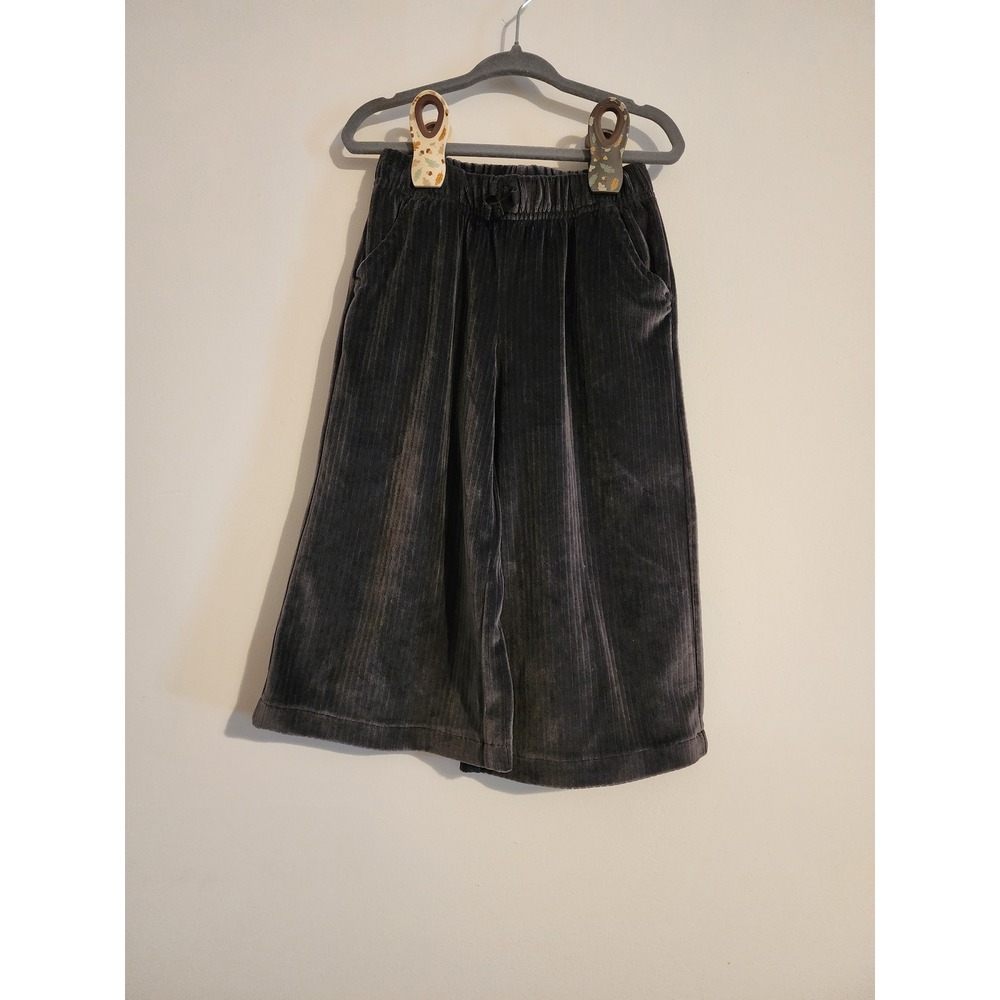 Carters Toddler Girls Gray Corduroy Wide Leg Pants Size 2T Charcoal 2U020310